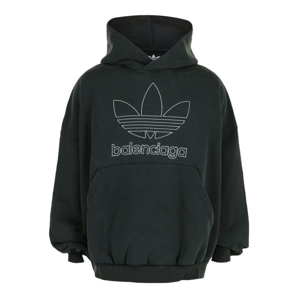 Balenciaga  x Adidas Large Fit Hoodie Green Mens
